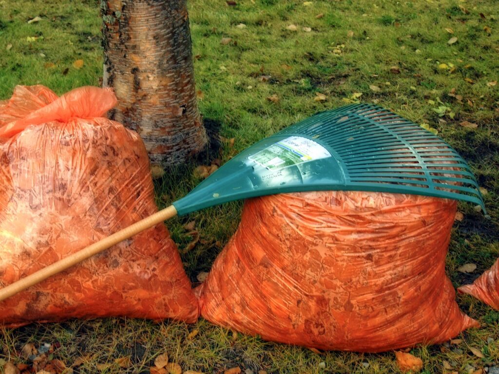 Lehtede koristus ja haljastusjäätmete utiliseerimine